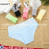 Summer Breathable Low-Waisted Cotton Solid Color Young Girls Underwear Briefs