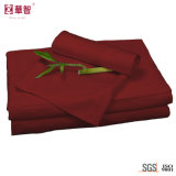 Bamboo Fibre Bedsheet Sets Red Color