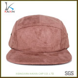 Custom Plain Blank Suede 5 Panel Cap and Hat Camp