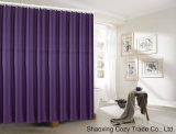 Multifunctional Convenient 100%Polyester Shower Curtain with Bags