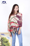 Extra Fine Water Soluble Merino Wool Shawl with Digital Prints