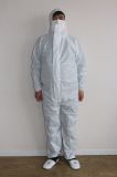 SGS/Type 5&6 Heavy-Duty Disposable Polypropylene Coveralls