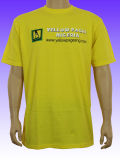 Men's Yellow Color Custom T-Shirt