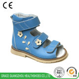 3 Colors Flower Leather Stability Children Sandal Kids Orthopedic Sandal