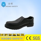 Low Cut Embossed Cow Leather Steel Plate Safety Footwear