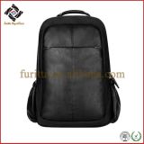 High-Grade Black PU Leather Business Bag School Backpack Laptop Bag (FRT4-06)