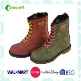 Children's Boots with PU Sole and Straps Decoration