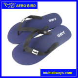 Colorful Beach PE Slippers for Man (T1580-Navy)