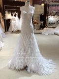 Aoliweiya Bridal Feather Trumpet Wedding Dress