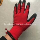 Crinkle Latex Coated industrial Labor Protective Safety Work Gloves