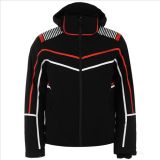 2016 Men's New Development Black Stripe Snowproof Ski Jacket