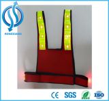 Fluorescence Green LED Flashing Light Reflective Safety Clothes