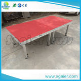 Adjustable Mobile Folding Stage with Carpet