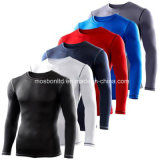 Mens Compression Base Layer Top Long Sleeve Thermal Under Shirt