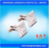Custom LV Diamond Luxury Cufflinks