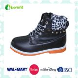 Children's Boots with PU Upper and Rivet Decoration