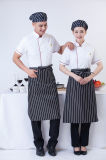 Unisex Poly Cotton Restaurant Hotel Staff Chefs Wok Clothes with Apron