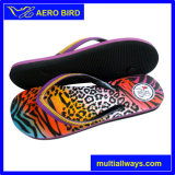 Colorful Print PE Sandal with Beads on Straps
