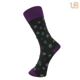 Color Custom Designed Cotton Sock for Men