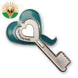 Custom Metal Key Pin and Heart Shaped Lapel Pin (BD-01)
