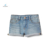 Fashion Nostagia Rolled Back Denim Shorts for Girls by Fly Jeans