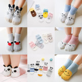 Wholesale Cartoon Cut Socks for Kidds Babies Cotton Happy Socks