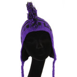 Women's Winter Knitted POM POM Beanie Hat Earflap Caps Hat