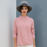 High Quality Silk Cashmere Knitted Sweater Soft Hand Feeling Sweater Design