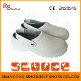 White Leather Safety Shoes for Nurse, Hospital Safety Shoes (SNM6211)
