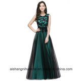 Women Tulle A-Line Sleeveless Evening Party Prom Dress