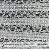 White Ruffle Stretch Lace Fabric (M5009)