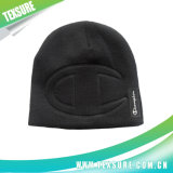 Black Simple Promotional Knitted/Knit Beanie Hat/Cap (008)