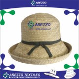 Women's Bucket Paper Straw Hat (AZ012A)