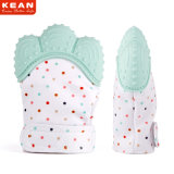 China Manufacturer Safety Non-Toxic Durable Chewing Silicone Baby Teether Gloves