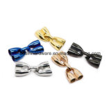 Two Holes Stainless Steel Leather Jewelry Connector Clasp