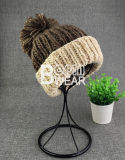 Acrylic Winter Warm Knit Beanie Hat Made by Hands
