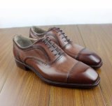 Cow Leather Man Dress Style Hand Made Work Shoes