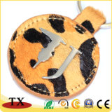 Colorful Metal Leather Key Chain with Customized Logo