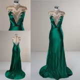 New Green Mermaid Ladies Fashion Party Evening Gown Dress