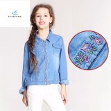 Fashion Leisure Slender Long Sleeve Denim Shirt for Girls by Fly Jeans