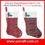 Christmas Decoration (ZY14Y35-1-2 48CM) Christmas Sock Indoor Decor of Party