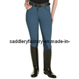 Blue Elastic Cotton Horse Breeches Trousers (SMB3037)