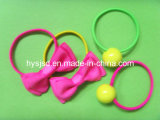 Wholesale Elastic Rubber Hair Band with Butterfly and Plastic Ball