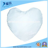 Heart Shape Blank Suede Pillow Cover