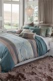 MID-Level Green Dimond Silk Panel Patchwork Embroidery Bedding Sets