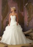 New Style Beaded Organza A-Line Wedding Dresses (WMA028)