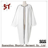 New Long Section Collarless Fashion White Outer Wear