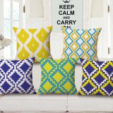 Thick-Weight Cotton Linen Fabric Printed Cushion Cover Without Stuffing (35C0152)