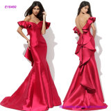 Popular Sexy off Shoulder Mermaid Prom Dress with Ruffles on The Sleeves and Back