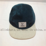 Wholesale Corduroy 5 Panel Hat with Leather Strap